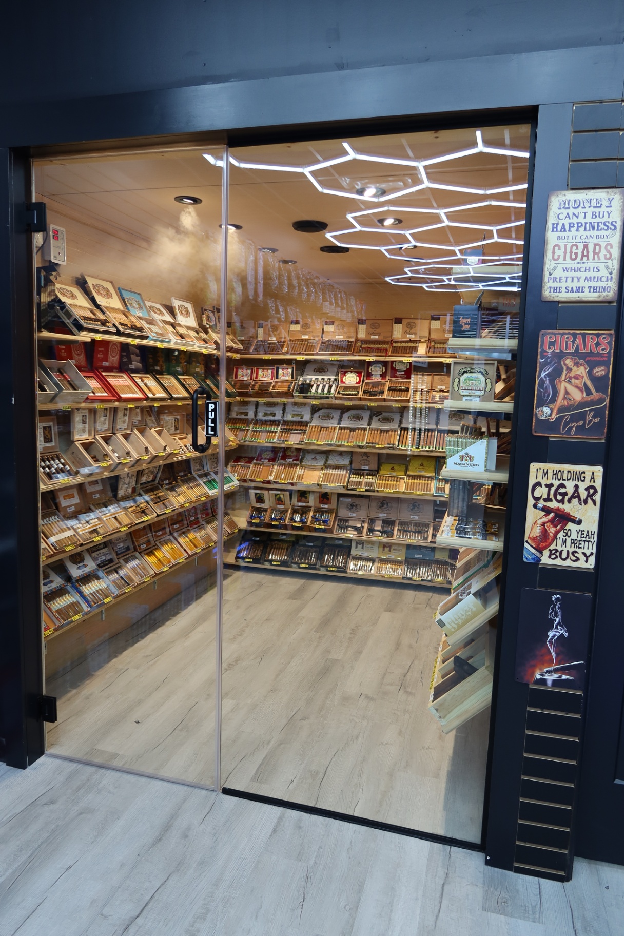 Humidor door